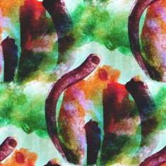 abstract green brown avant-garde seamless wallpaper watercolor