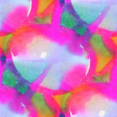 abstract pink blue seamless painted watercolor background on pa