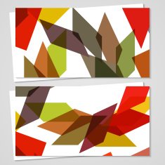 Vector business-card set for your design N531