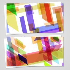 Vector business-card set for your design N533