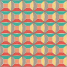 Seamless pattern based on geometric shapes N3