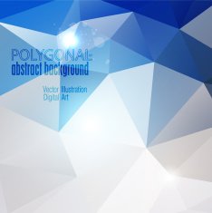 Abstract colorful polygonal background N23