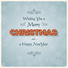 Vintage Christmas card N47
