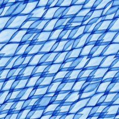 Watercolor seamless wave hand-drawn pattern N3