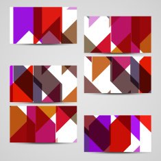 Vector business-card set for your design N541