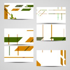 Vector business-card set for your design N546