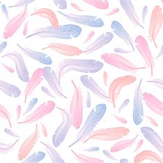 Feather pattern trimmed at the edges N2