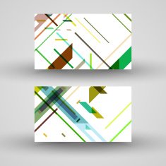 Vector business-card set for your design N557