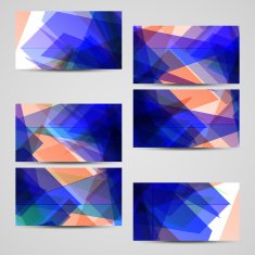 Vector business-card set for your design N563