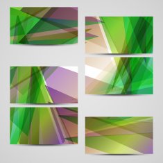 Vector business-card set for your design N564