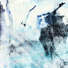 abstract grunge blue and black color background N2