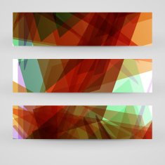 Vector banner set for your design N268