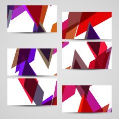 Vector business-card set for your design N590