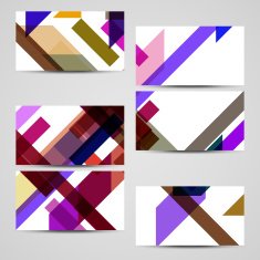 Vector business-card set for your design N593