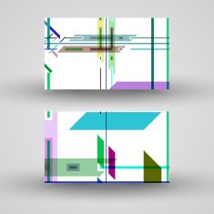 Vector business-card set for your design N603