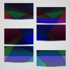 Vector business-card set for your design N605
