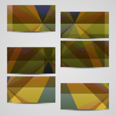 Vector business-card set for your design N606