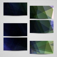 Vector business-card set for your design N607