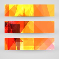 Vector banner set for your design N280