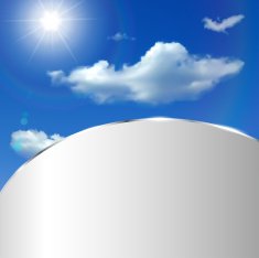 Abstract background with sky sun and clouds N4