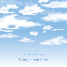 Blue sky background with copy space N2