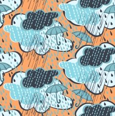 Seamless pattern of rain N2