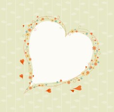 Decorative heart border N2