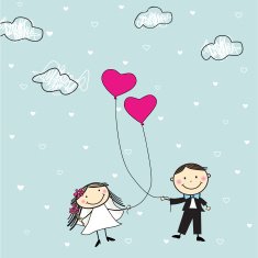 Cute Bride and Groom N2