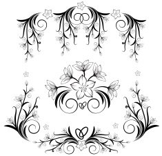 Wedding Floral Element N2