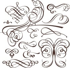 Vector Calligraphy Set N2