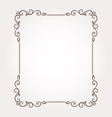 Calligraphic frame and page decoration N2