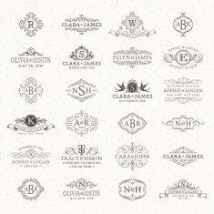 Wedding logos and monograms