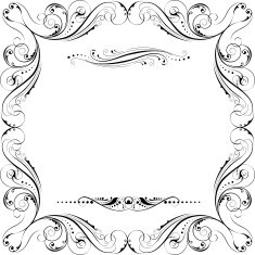 frame ornament N3
