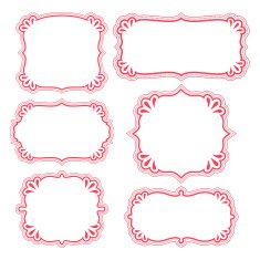 Vector vintage frames N3
