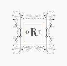 Vintage Frame - for Monogram or Calligraphic Design N2