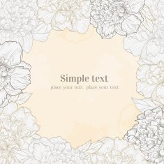Background with peonies N4