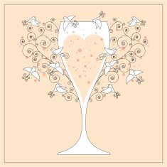 Wedding invitation design N6