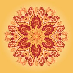 Abstract ornamental circle