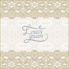 floral decorative pattern with place for your text