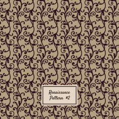 Vector seamless rich background in Renaissance style