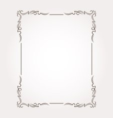 Calligraphic frame and page decoration N3