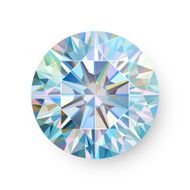 Precious Gem Isolated on White Background Vector