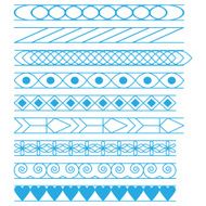 tattoo Sticker borders vector N2