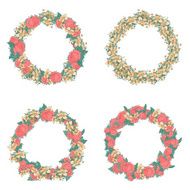 Floral wreath set N2