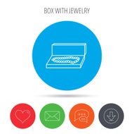 Jewellery box icon Luxury precious sign N5