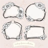 floral frame N390