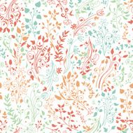 Floral seamless pattern Decorations leaves flower ornaments N6