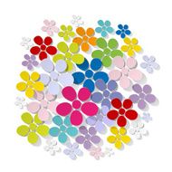 Bouquet of colorful flowers on white background N2