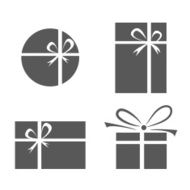 Set of gift box icons N2