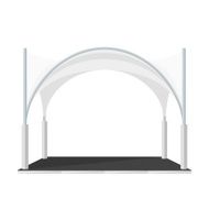 folding tent marquee pavilion illustration